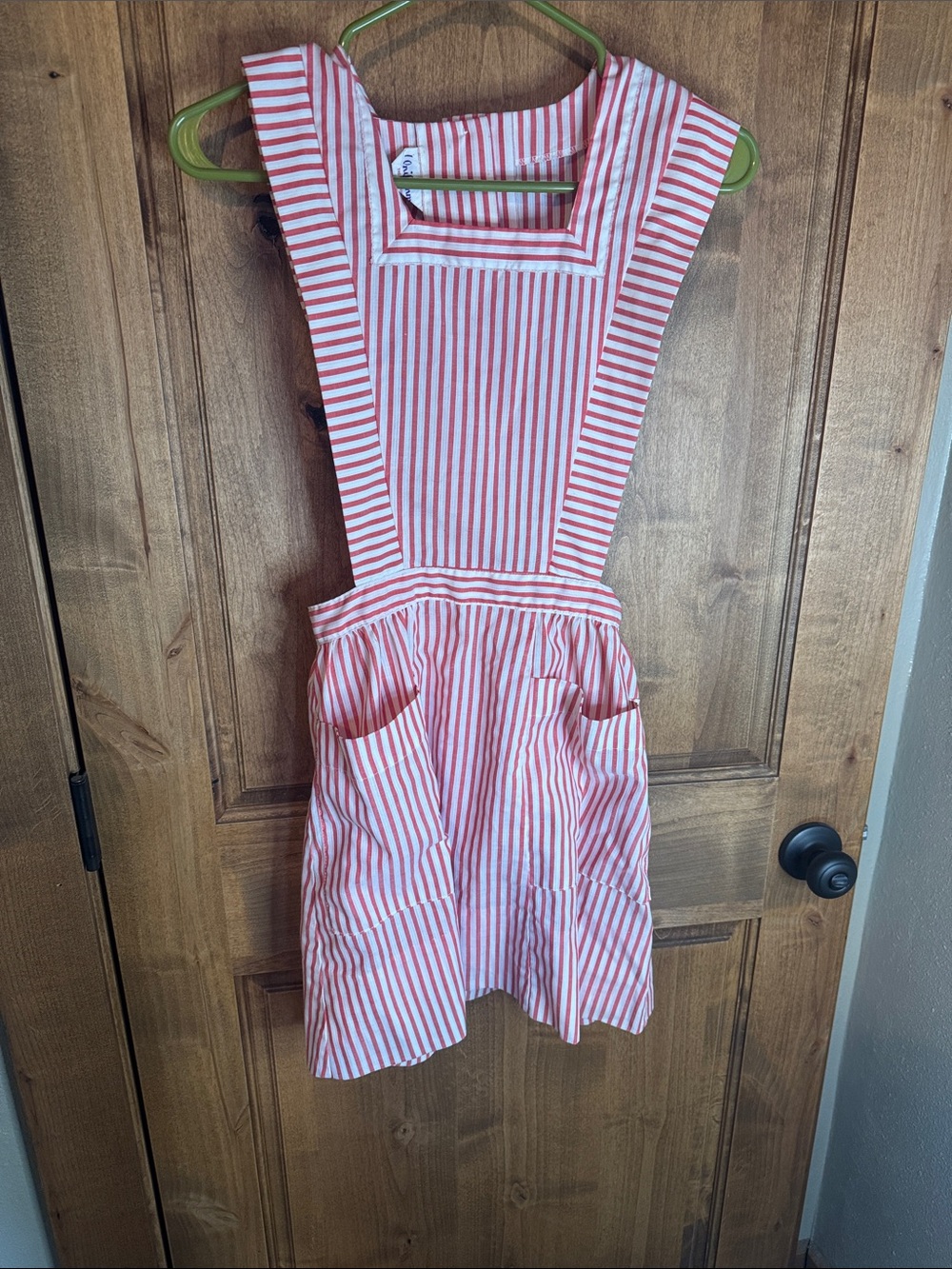 Vintage Red and White Pinstriper Uniform